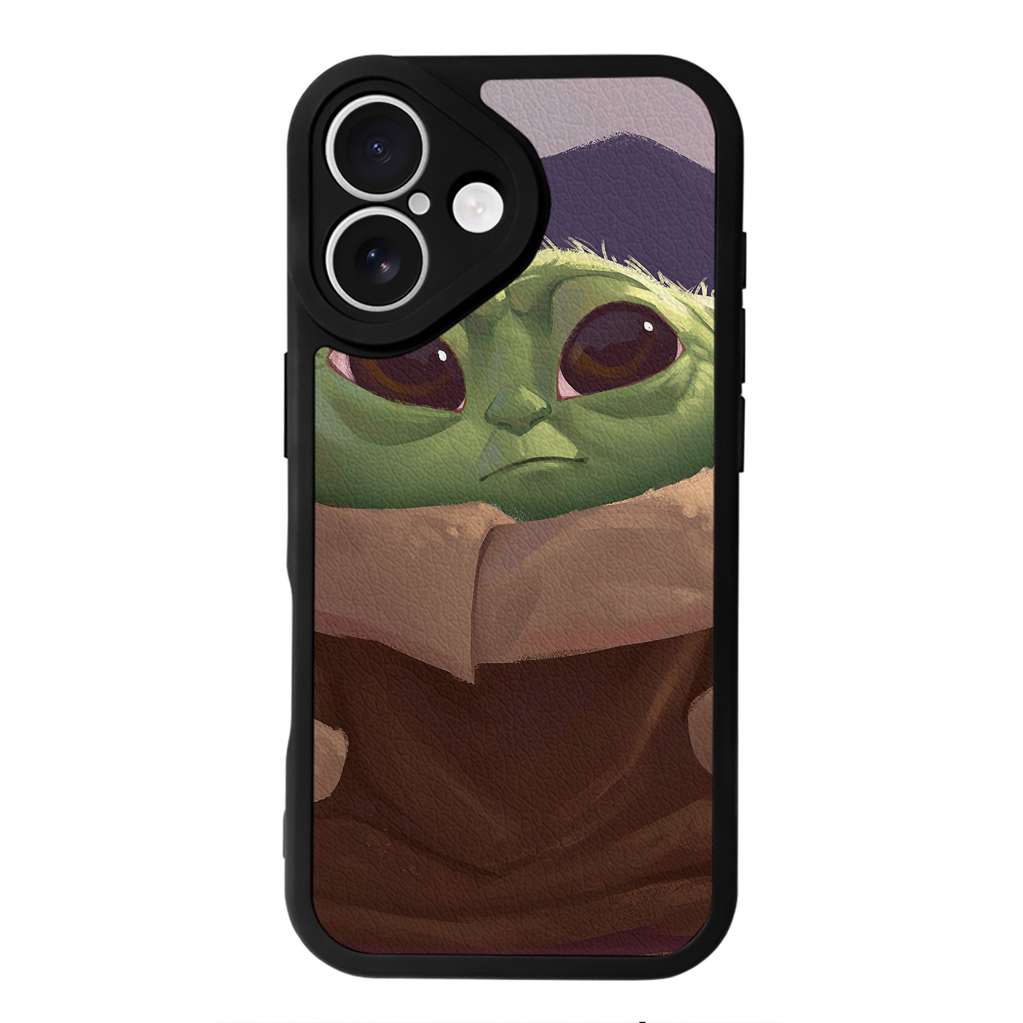 （画像用） スター・ウォーズ Star Wars 【iPhone 16シリーズ対応】シリコンスマホケース（レザー調） 材質：シリコン